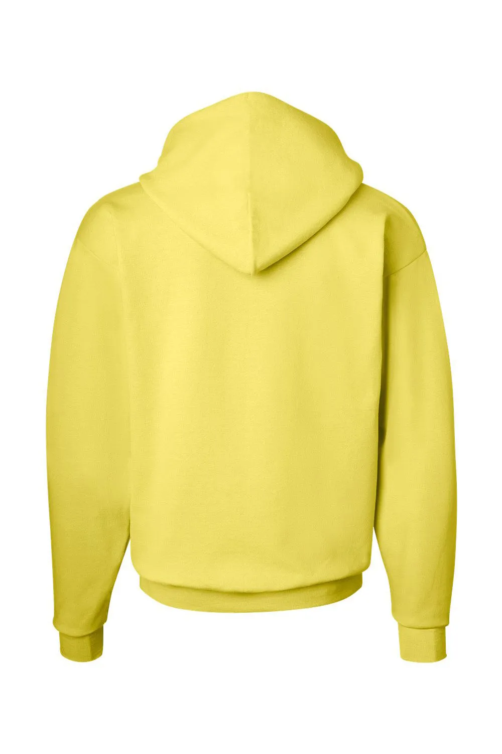 Hanes Mens EcoSmart Print Pro XP Pill Resistant Hooded Sweatshirt Hoodie w/ Pouch Pocket - Yellow