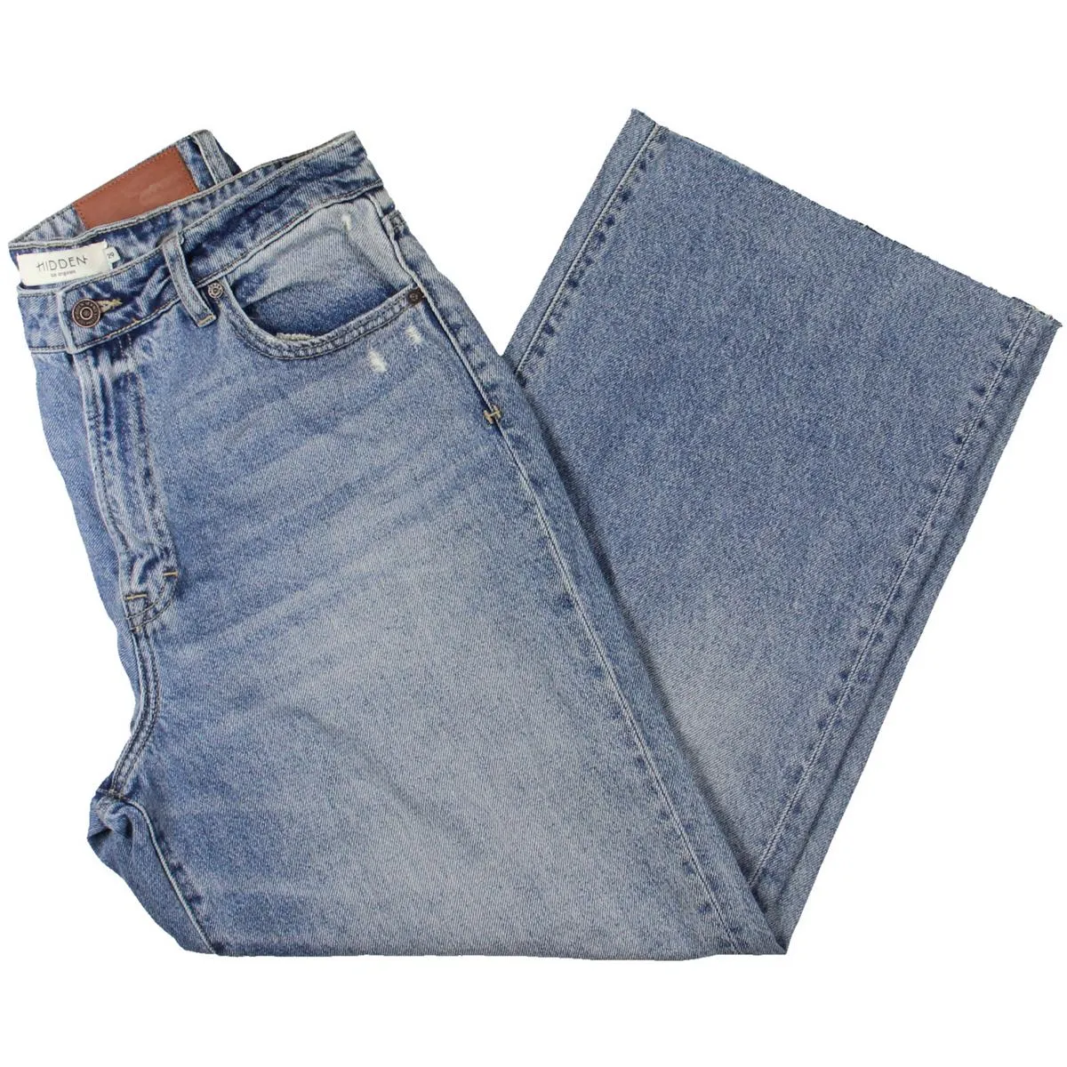 Hidden Jeans Womens Cotton Wide Leg Wide Leg Jeans