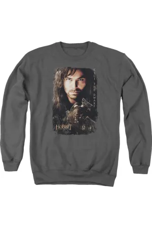 Hobbit Kili Poster Adult Crewneck Sweatshirt