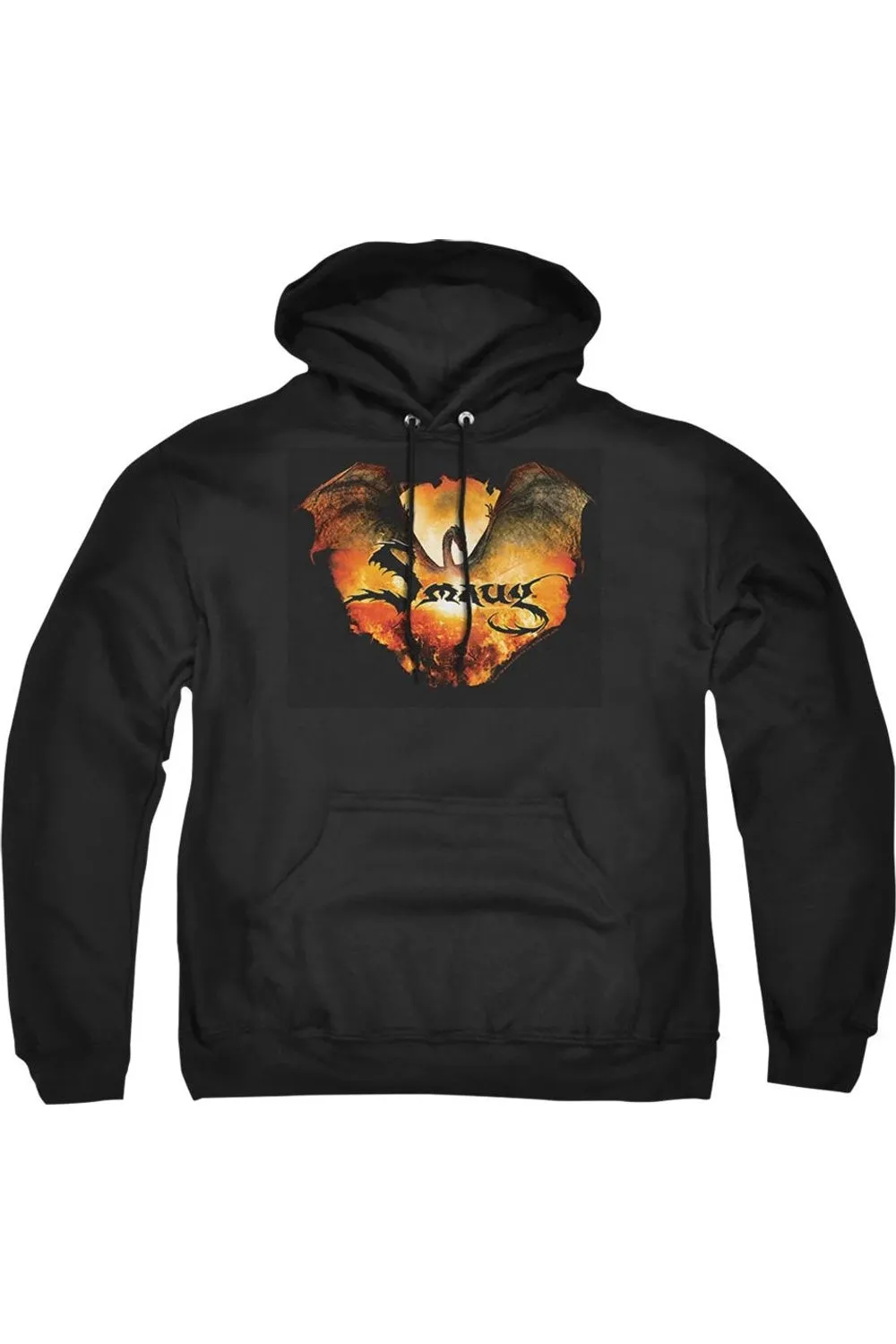 Hobbit Reign In Flame Adult Pull Over Hoodie / Hooded Sweatshirt
