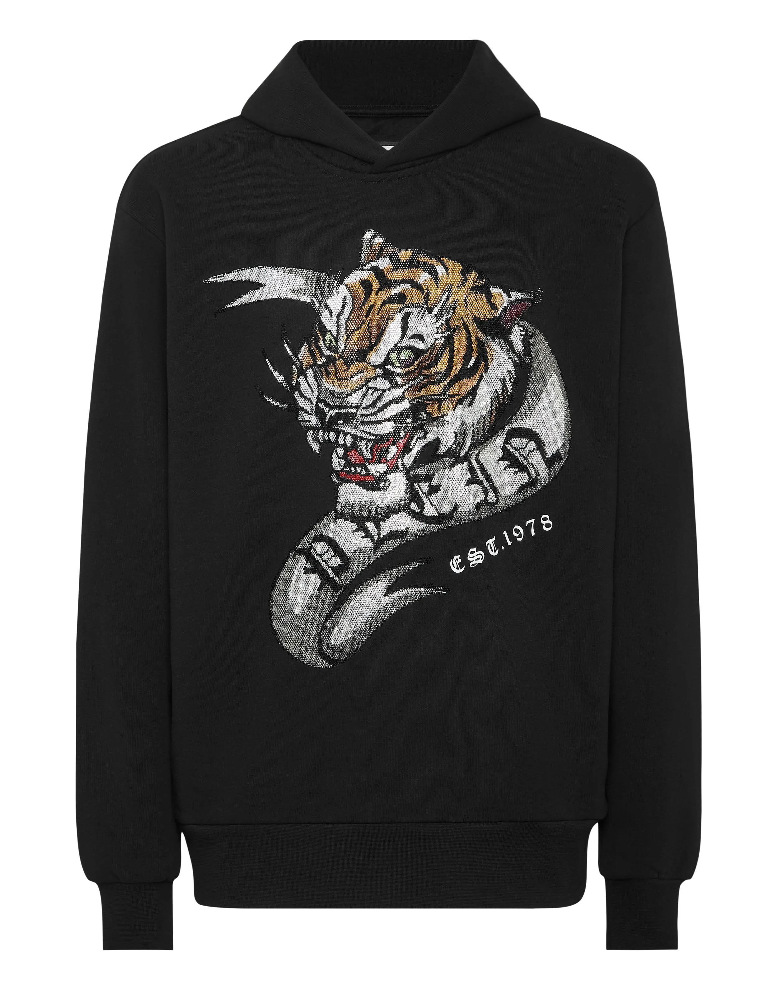 Hoodie Sweatshirt Crystal Tattoo