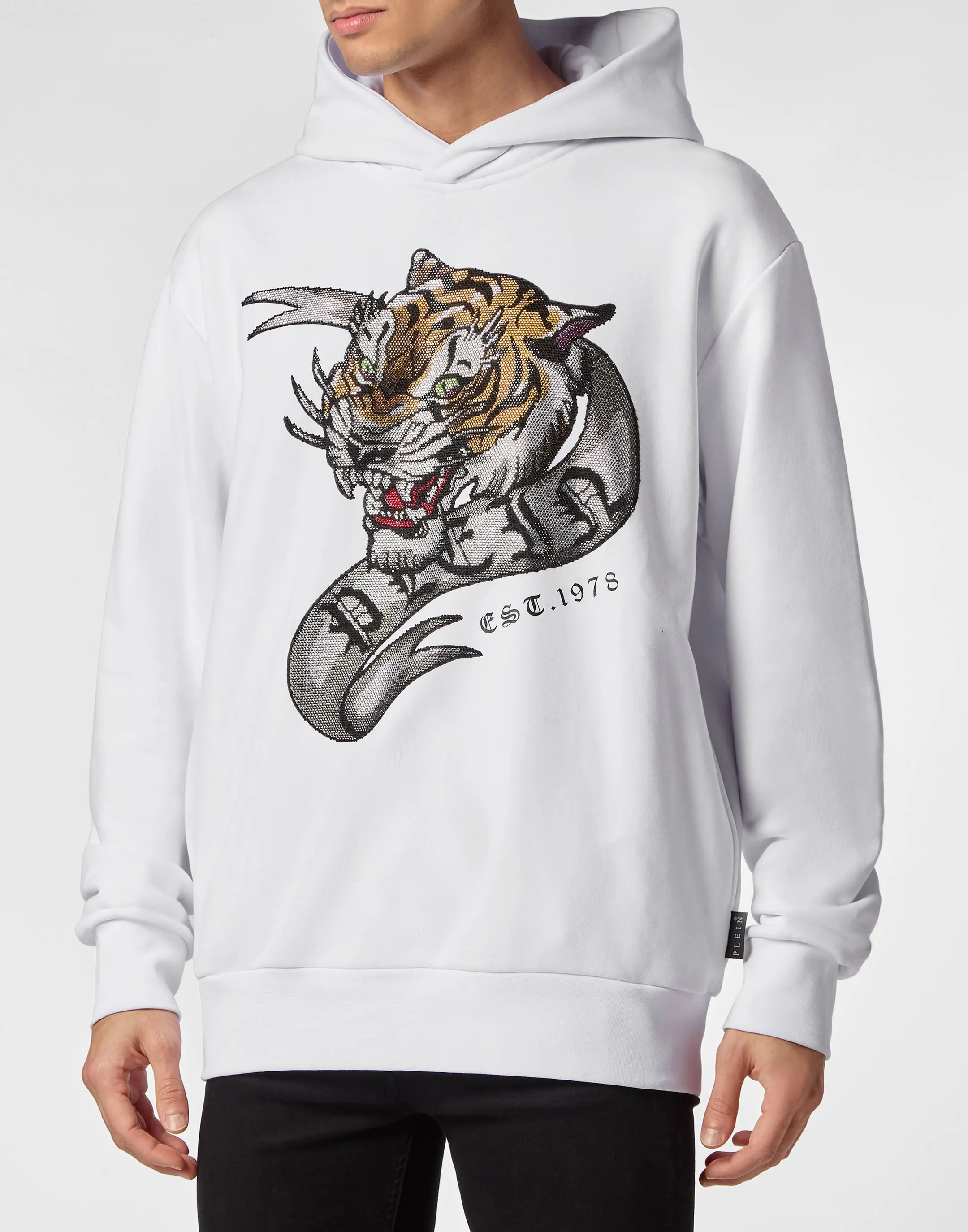 Hoodie Sweatshirt Crystal Tattoo