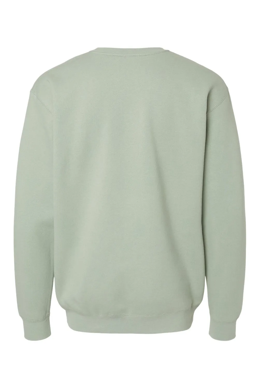 Independent Trading Company Mens Crewneck Sweatshirt - Dusty Sage Green