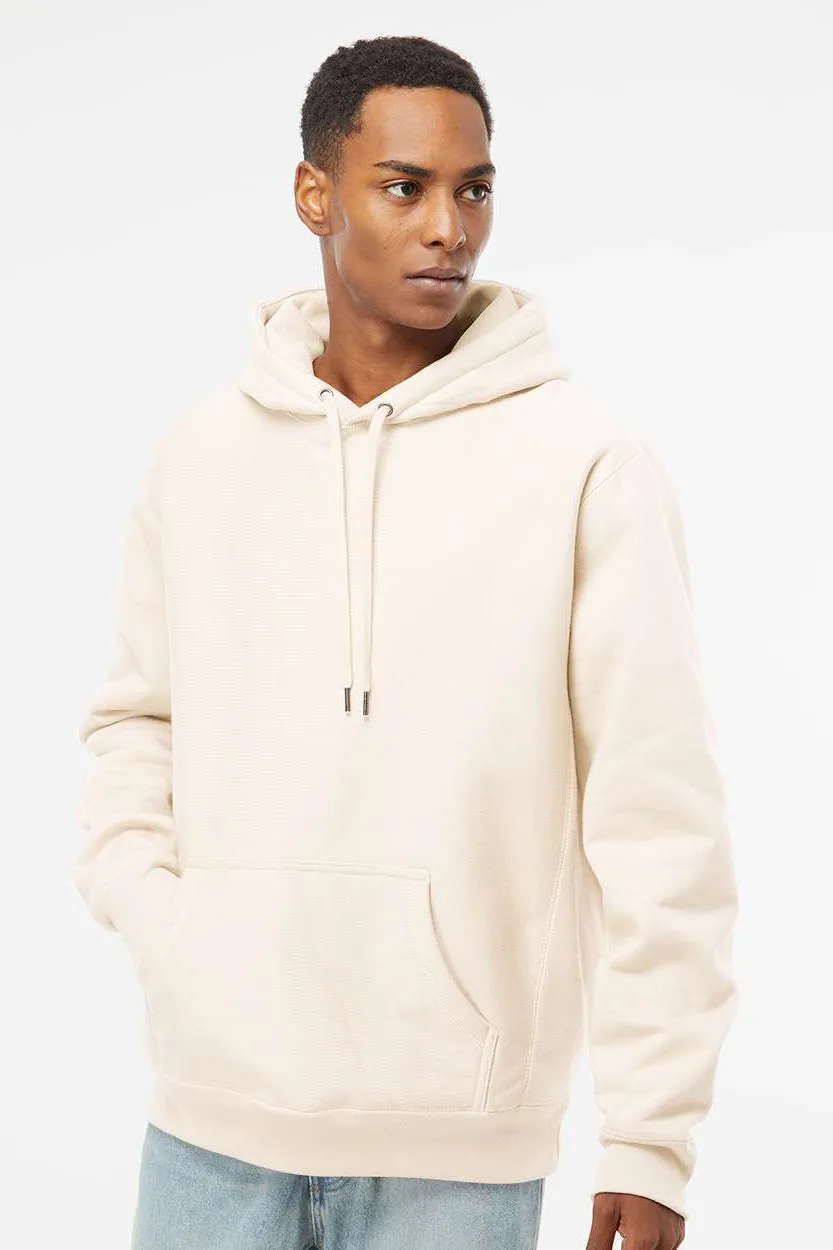 Independent Trading Company Mens Legend Hooded Sweatshirt Hoodie w/ Pouch Pocket - Bone