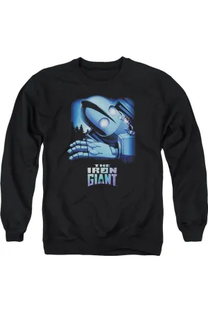 Iron Giant Giant And Hogarth Adult Crewneck Sweatshirt