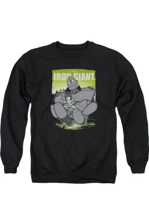 Iron Giant Helping Hand Adult Crewneck Sweatshirt