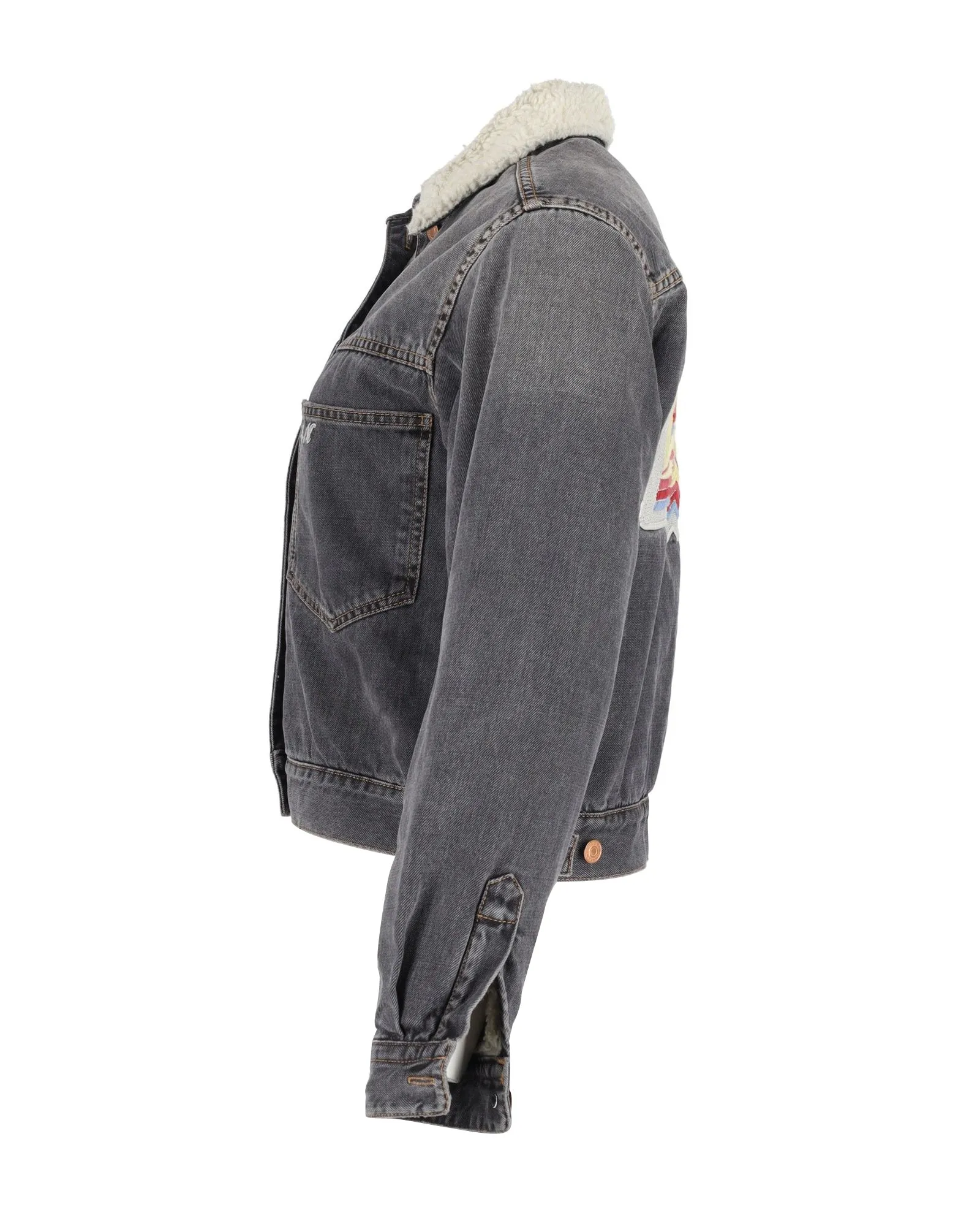 Isabel Marant Etoile 'Endless' Detail Jacket in Grey Denim