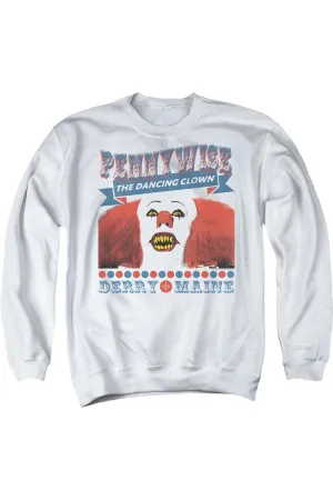 It 1990 The Dancing Clown Adult Crewneck Sweatshirt