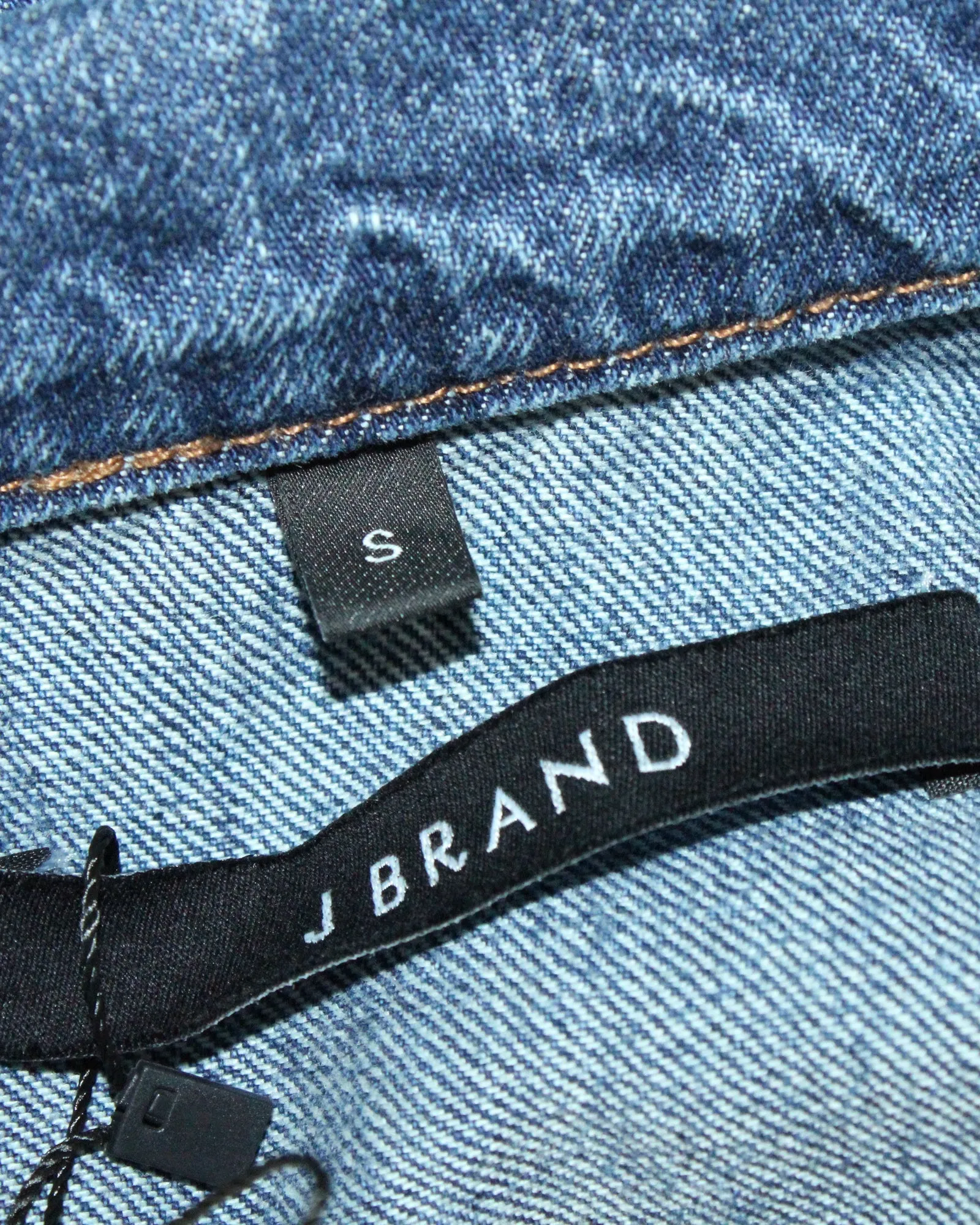 J Brand Jacket in Blue Cotton Denim