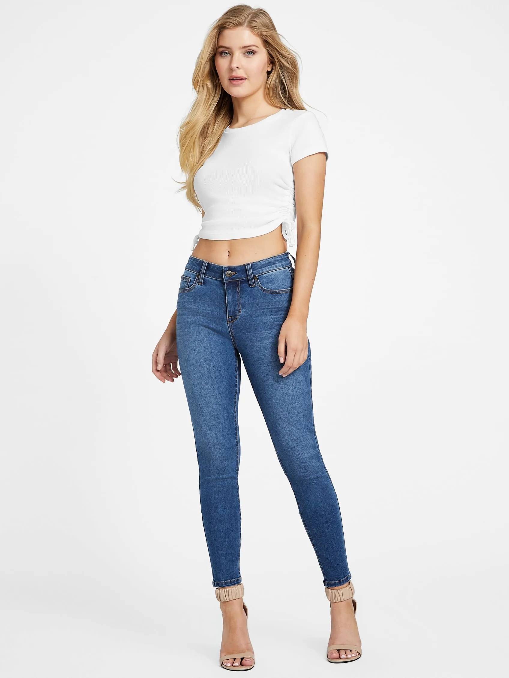 Jaden Sculpt Mid-Rise Skinny Jeans