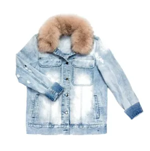 Jane Jean Jacket In Cream
