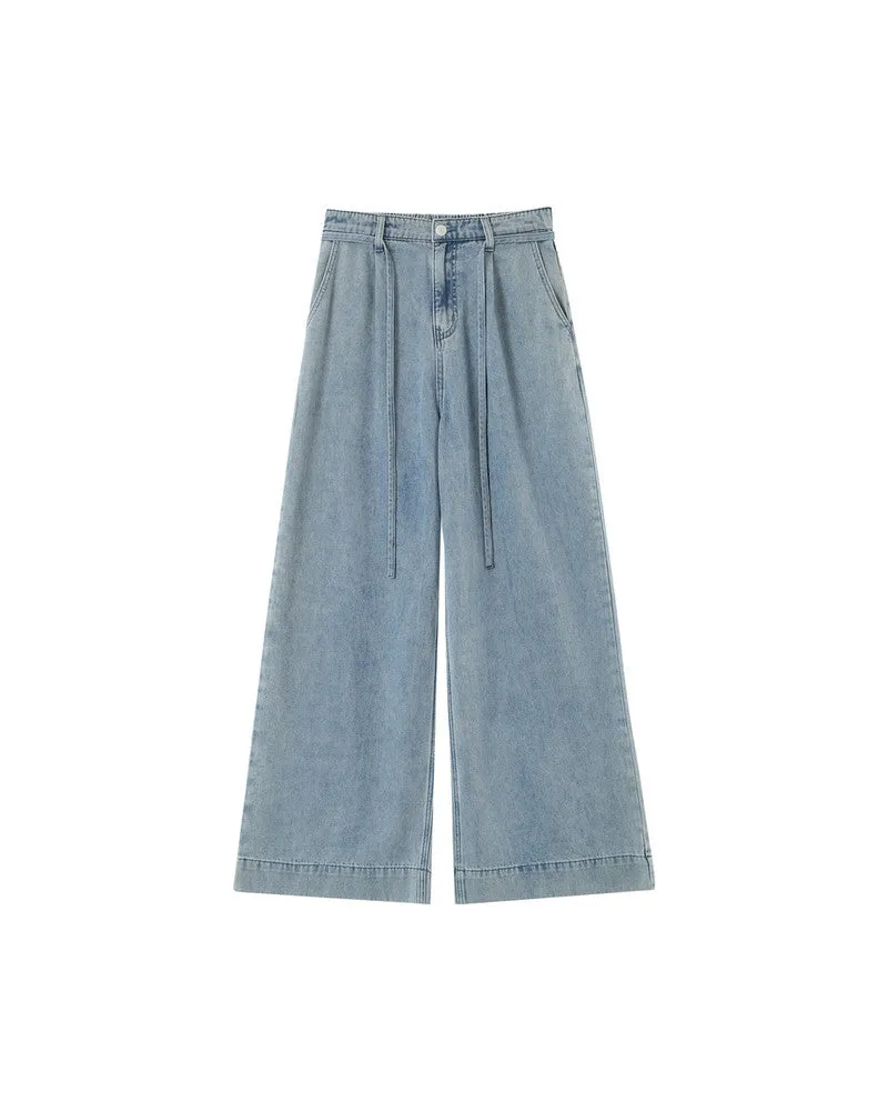 Jeans Pompon Sky-Blue