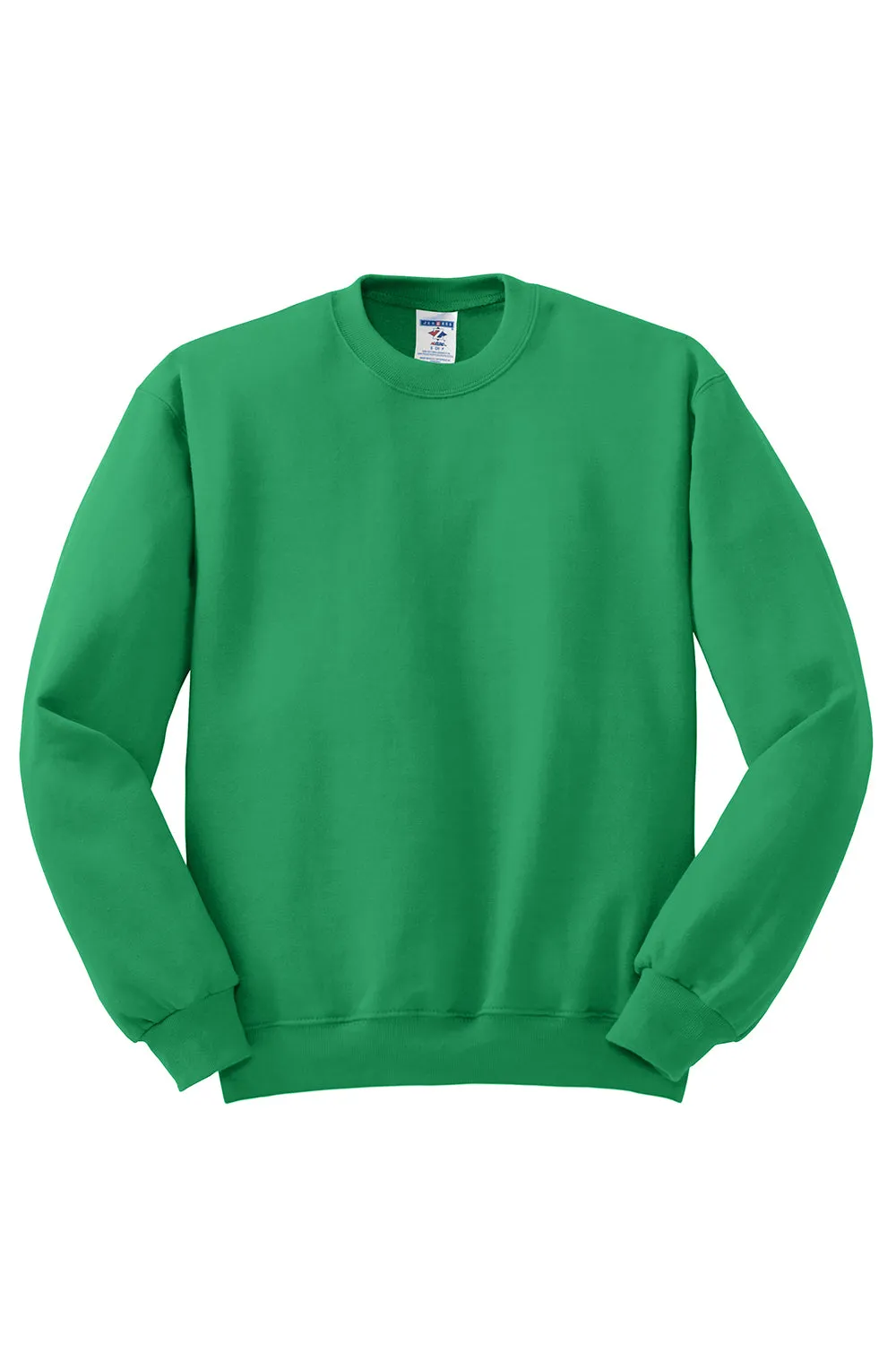 Jerzees Mens NuBlend Fleece Crewneck Sweatshirt - Kelly Green