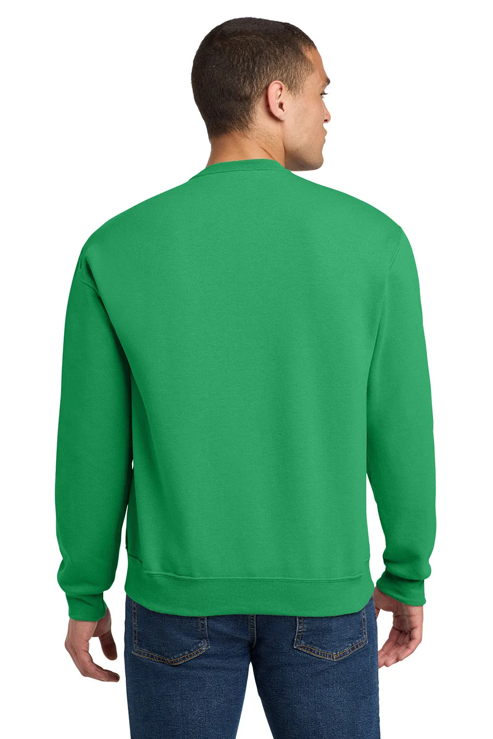 Jerzees Mens NuBlend Fleece Crewneck Sweatshirt - Kelly Green