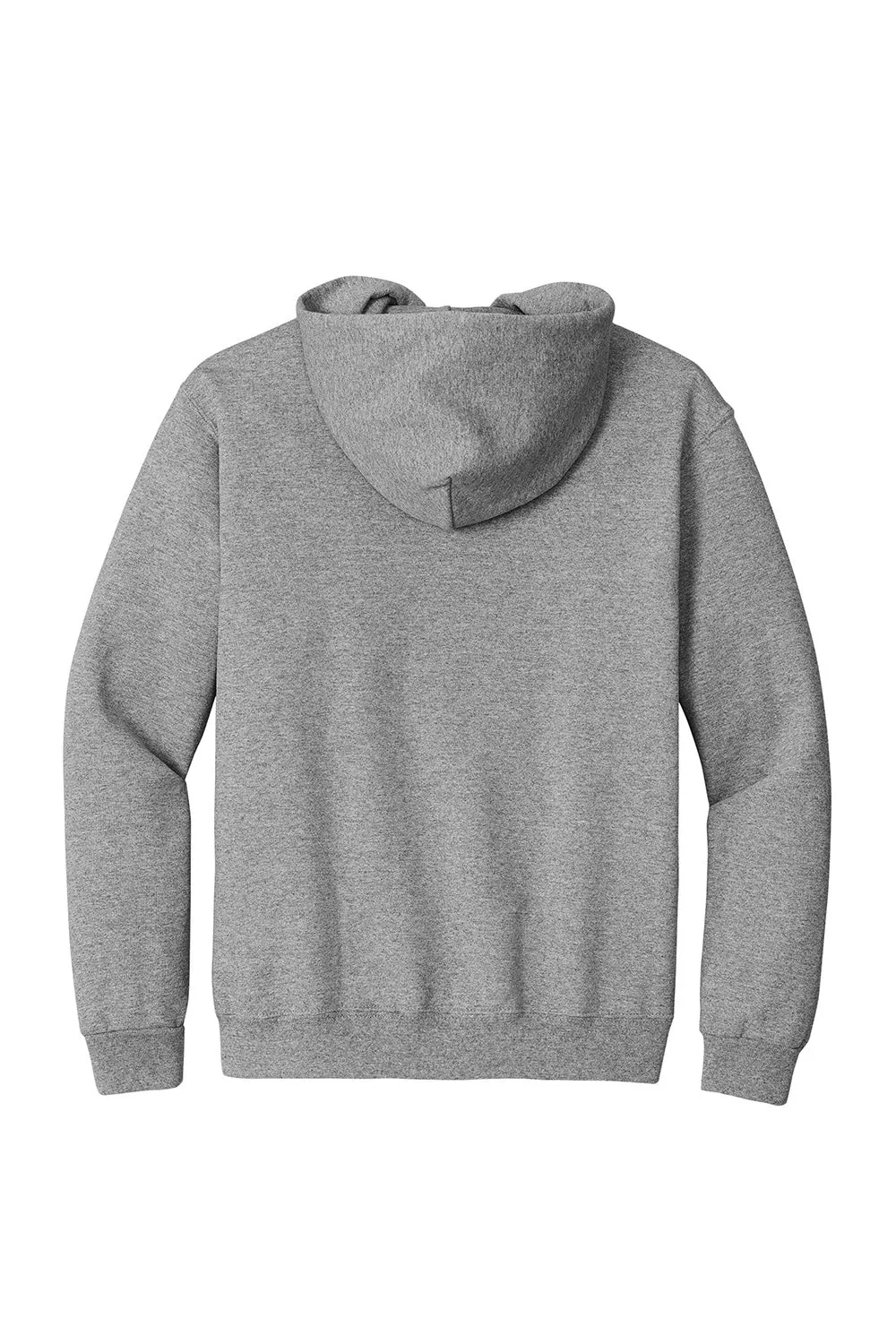 Jerzees Mens Super Sweats NuBlend Pill Resistant Fleece Hooded Sweatshirt Hoodie w/ Pouch Pocket - Oxford Grey