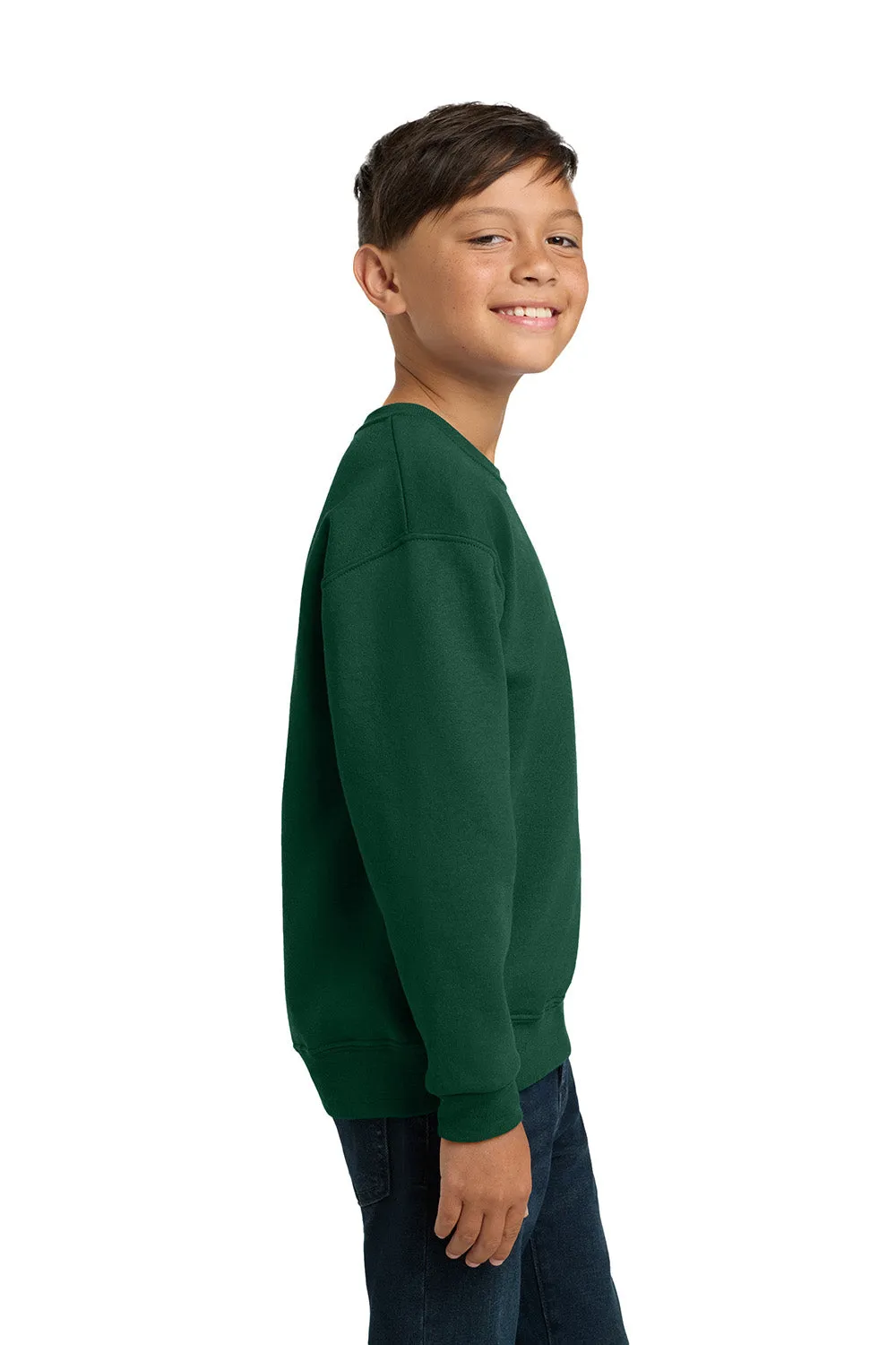 Jerzees Youth NuBlend Fleece Crewneck Sweatshirt - Forest Green
