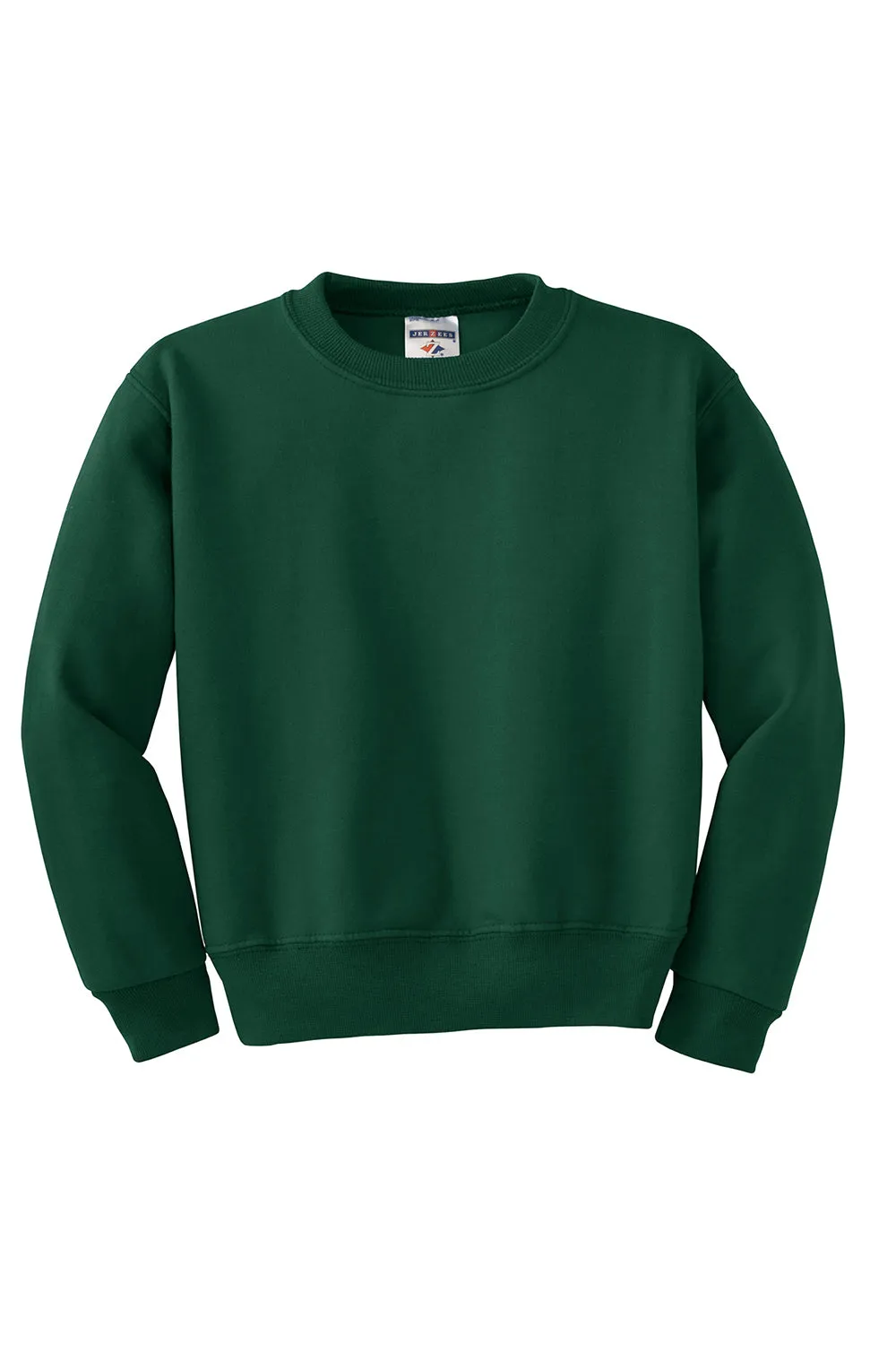 Jerzees Youth NuBlend Fleece Crewneck Sweatshirt - Forest Green
