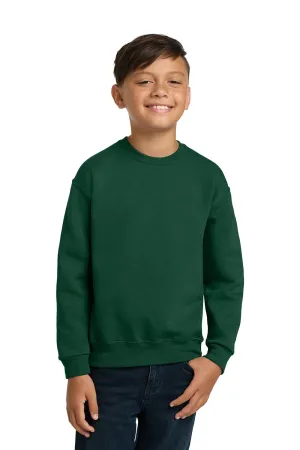 Jerzees Youth NuBlend Fleece Crewneck Sweatshirt - Forest Green