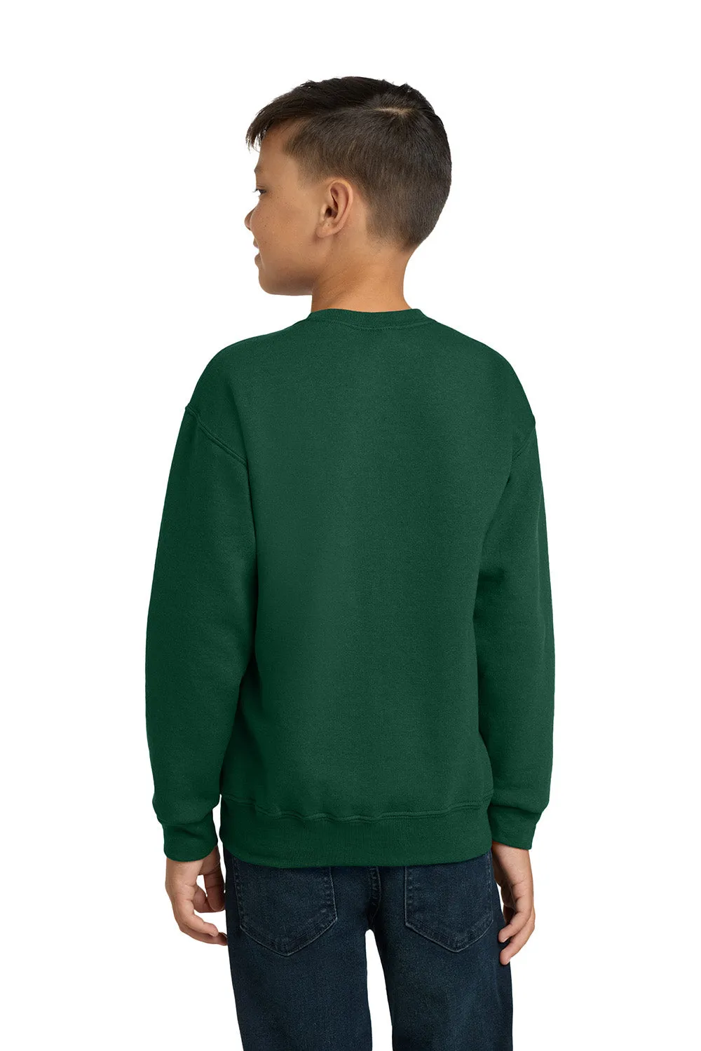 Jerzees Youth NuBlend Fleece Crewneck Sweatshirt - Forest Green