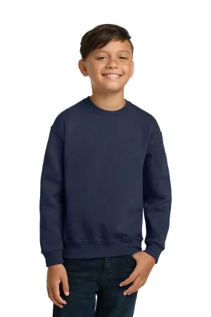 Jerzees Youth NuBlend Fleece Crewneck Sweatshirt - Navy Blue