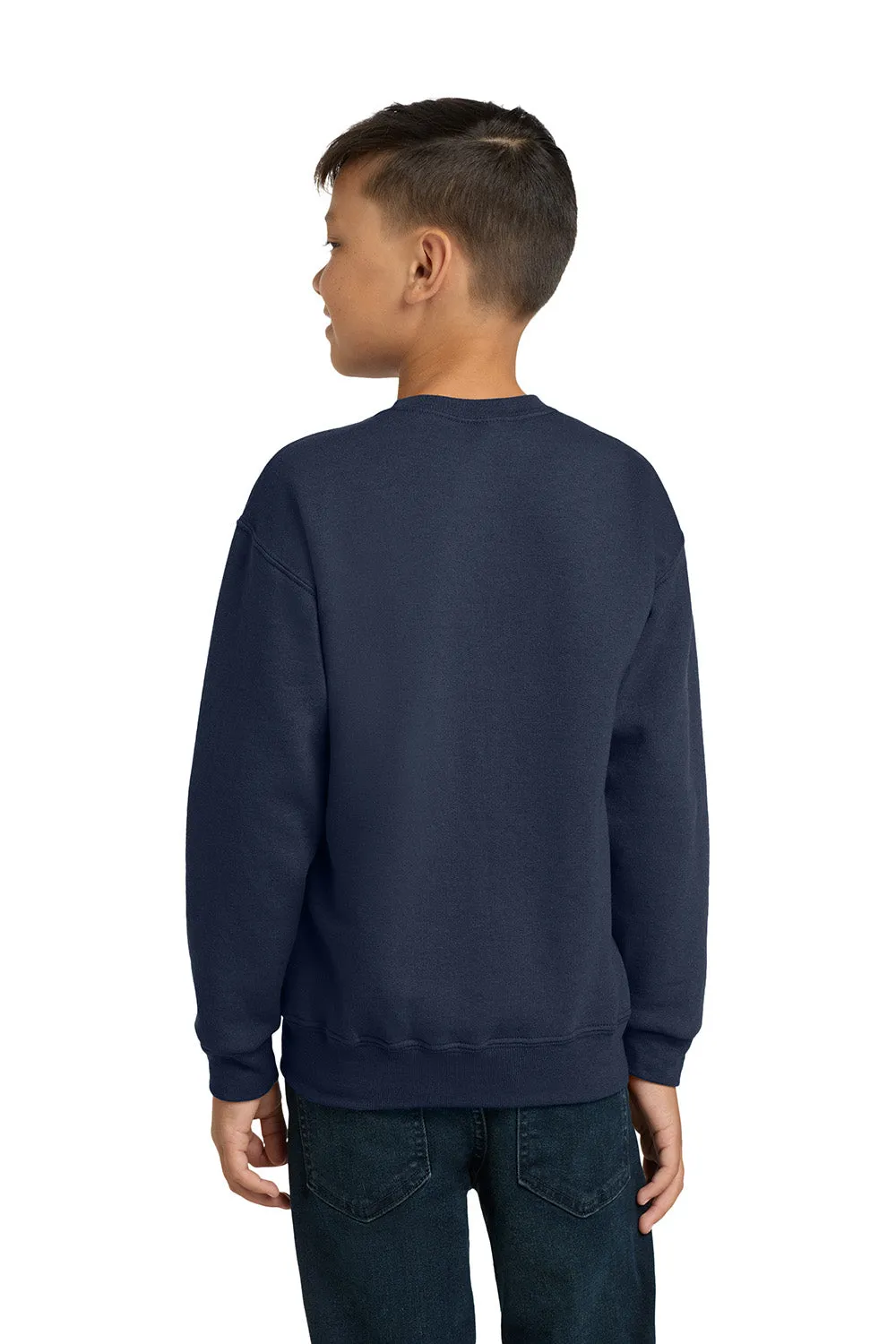 Jerzees Youth NuBlend Fleece Crewneck Sweatshirt - Navy Blue