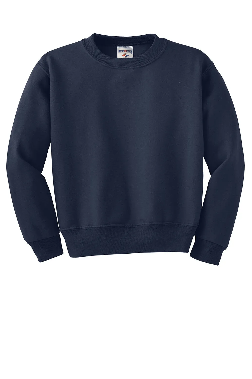 Jerzees Youth NuBlend Fleece Crewneck Sweatshirt - Navy Blue