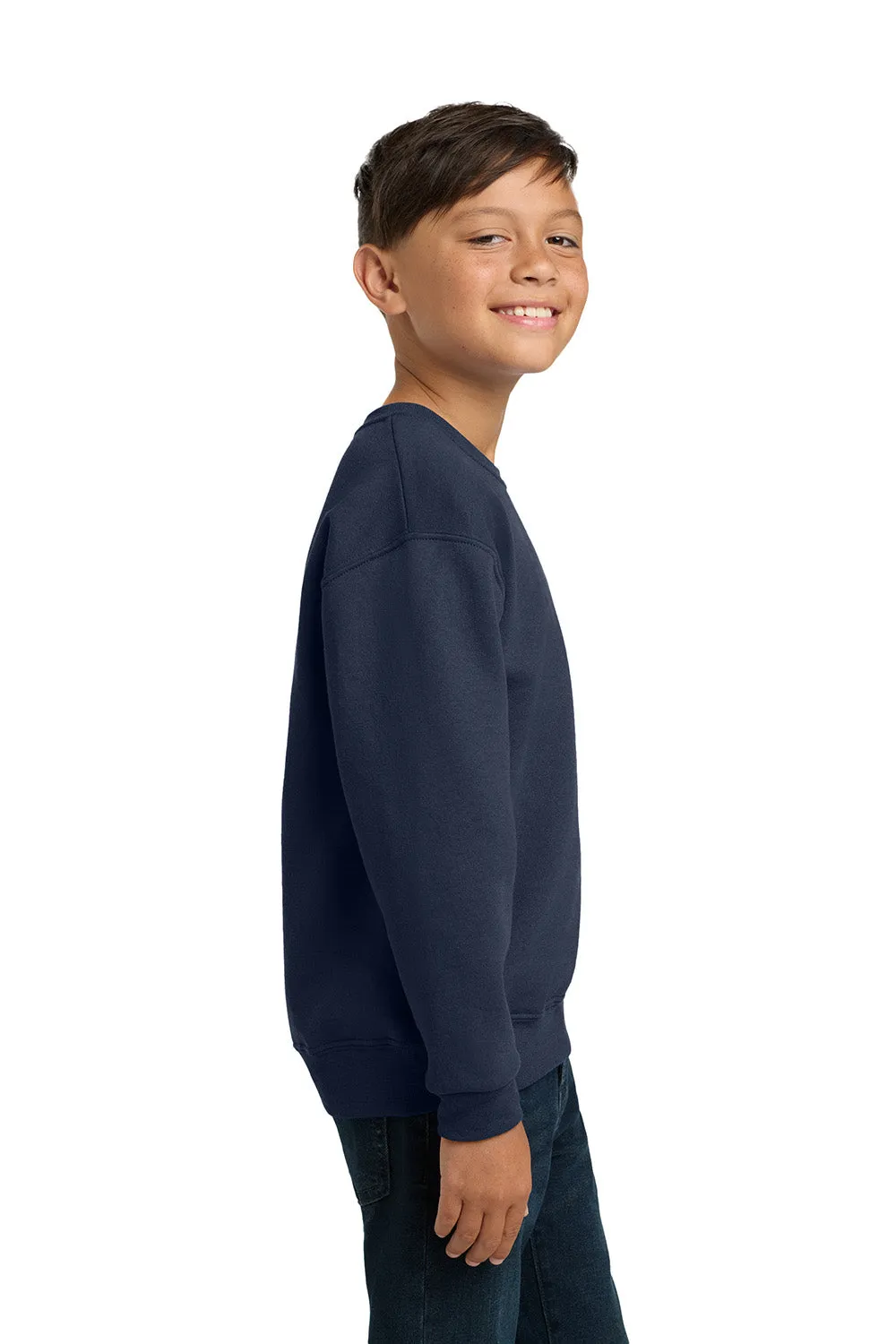 Jerzees Youth NuBlend Fleece Crewneck Sweatshirt - Navy Blue