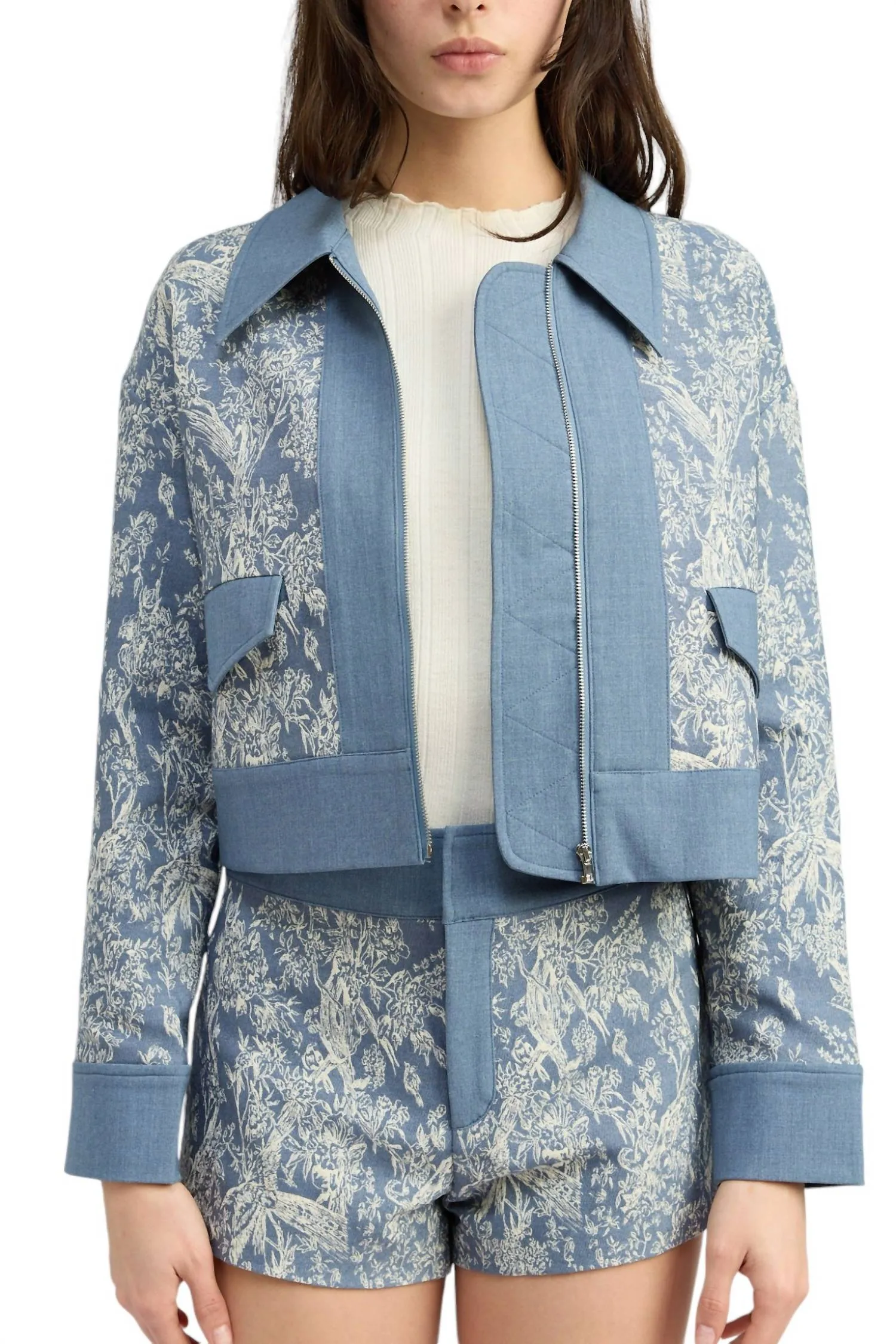 Jodie Jacket In Denim Natural
