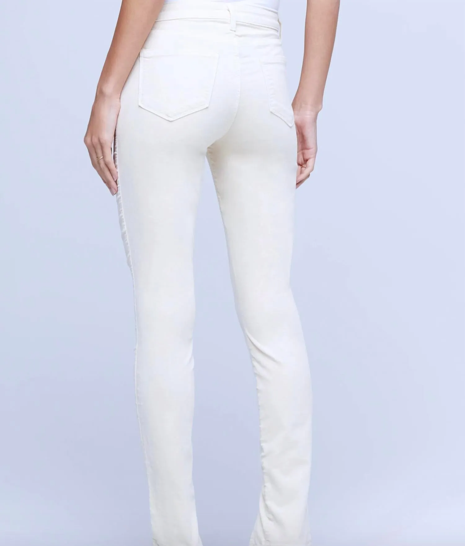 Jyothi Velvet Jean In Champagne