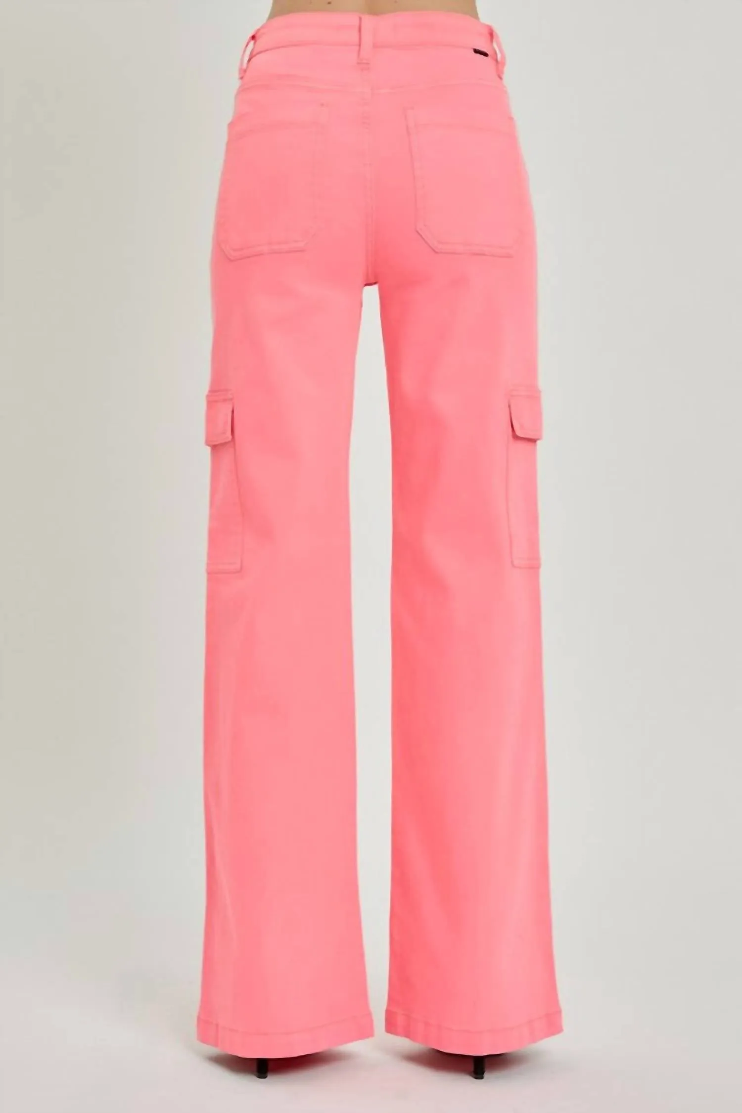 Kira Cargo Jeans In Pink
