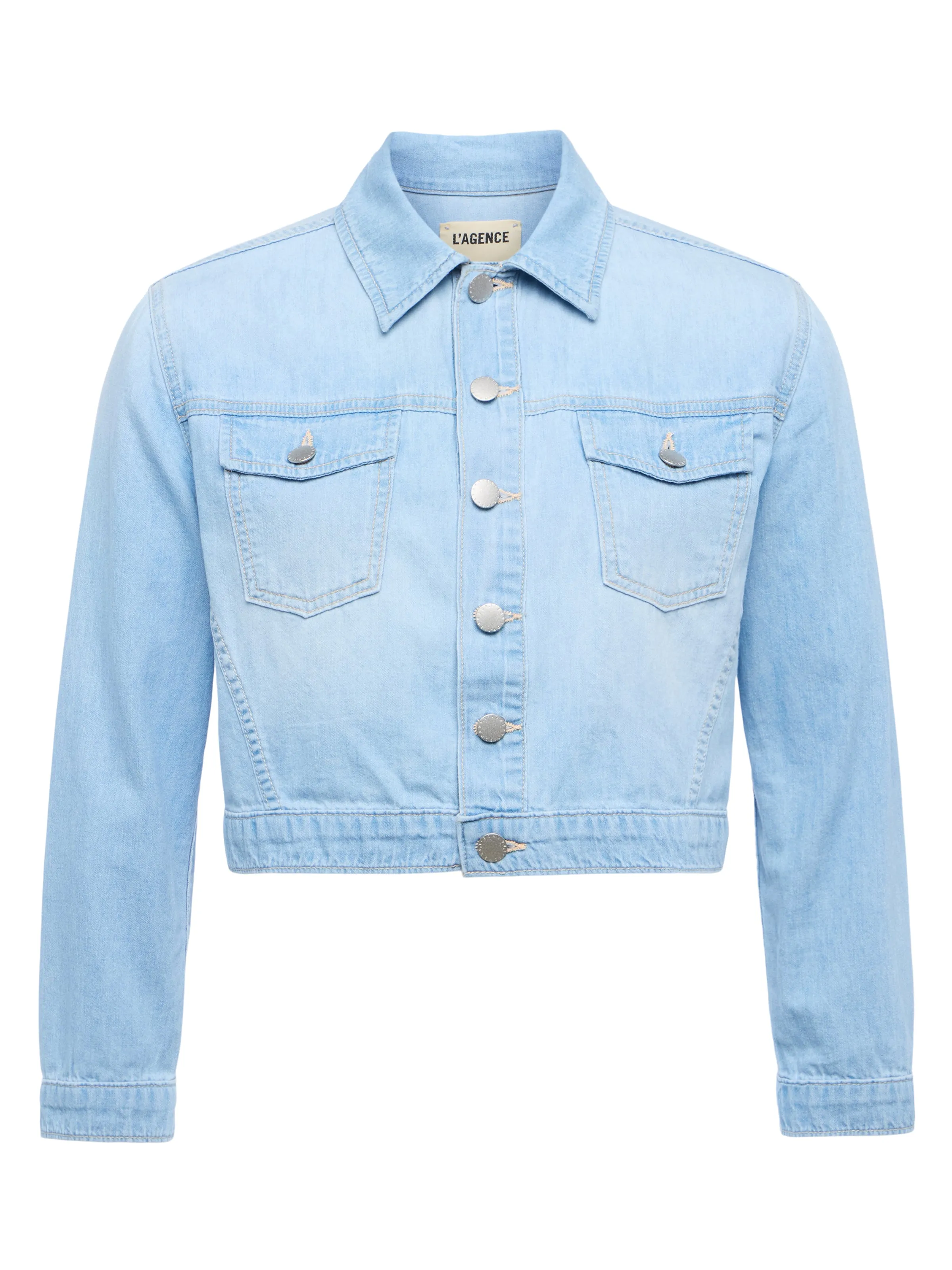 Koda Cropped Chambray Jacket