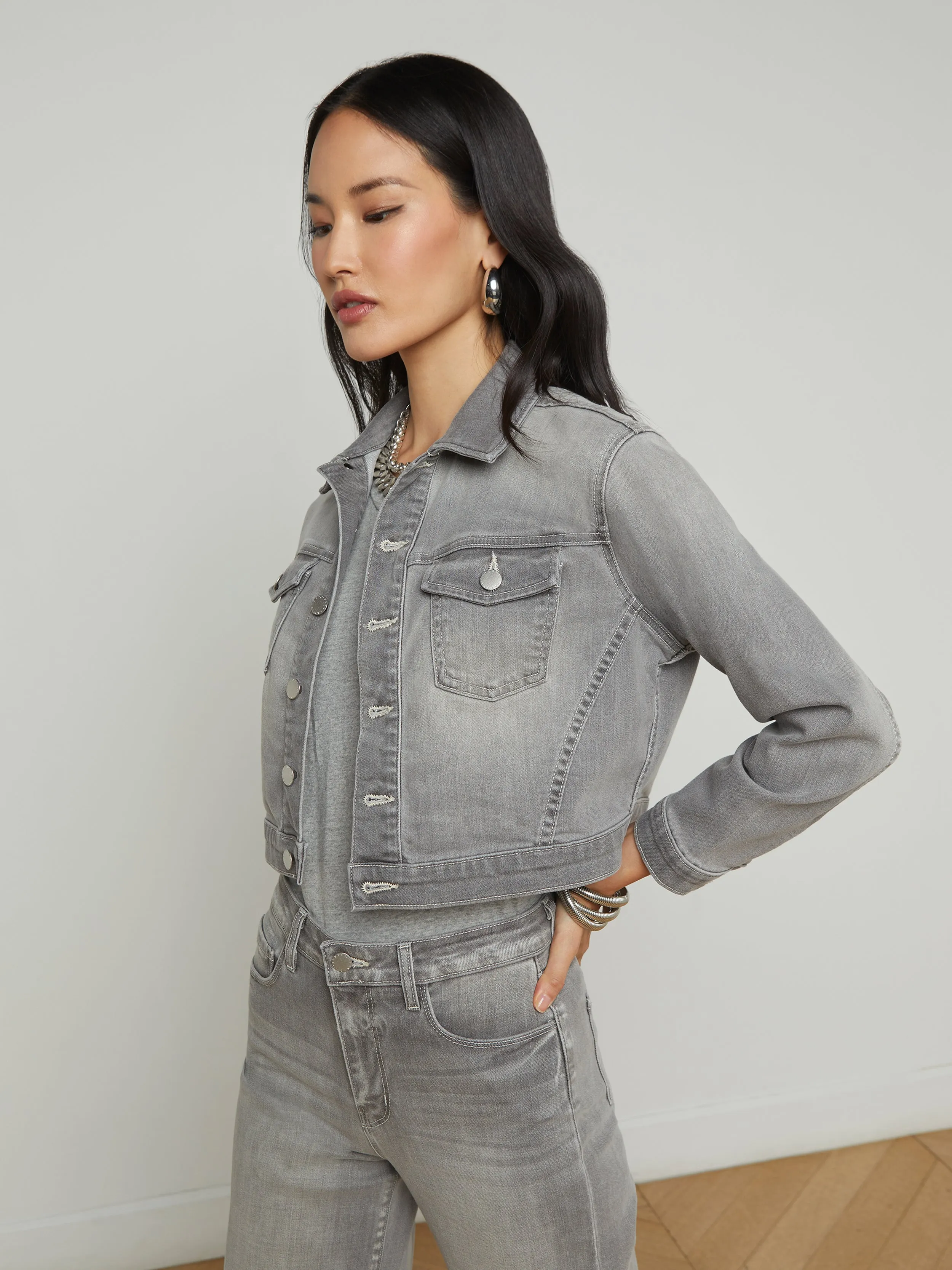 Koda Cropped Denim Jacket