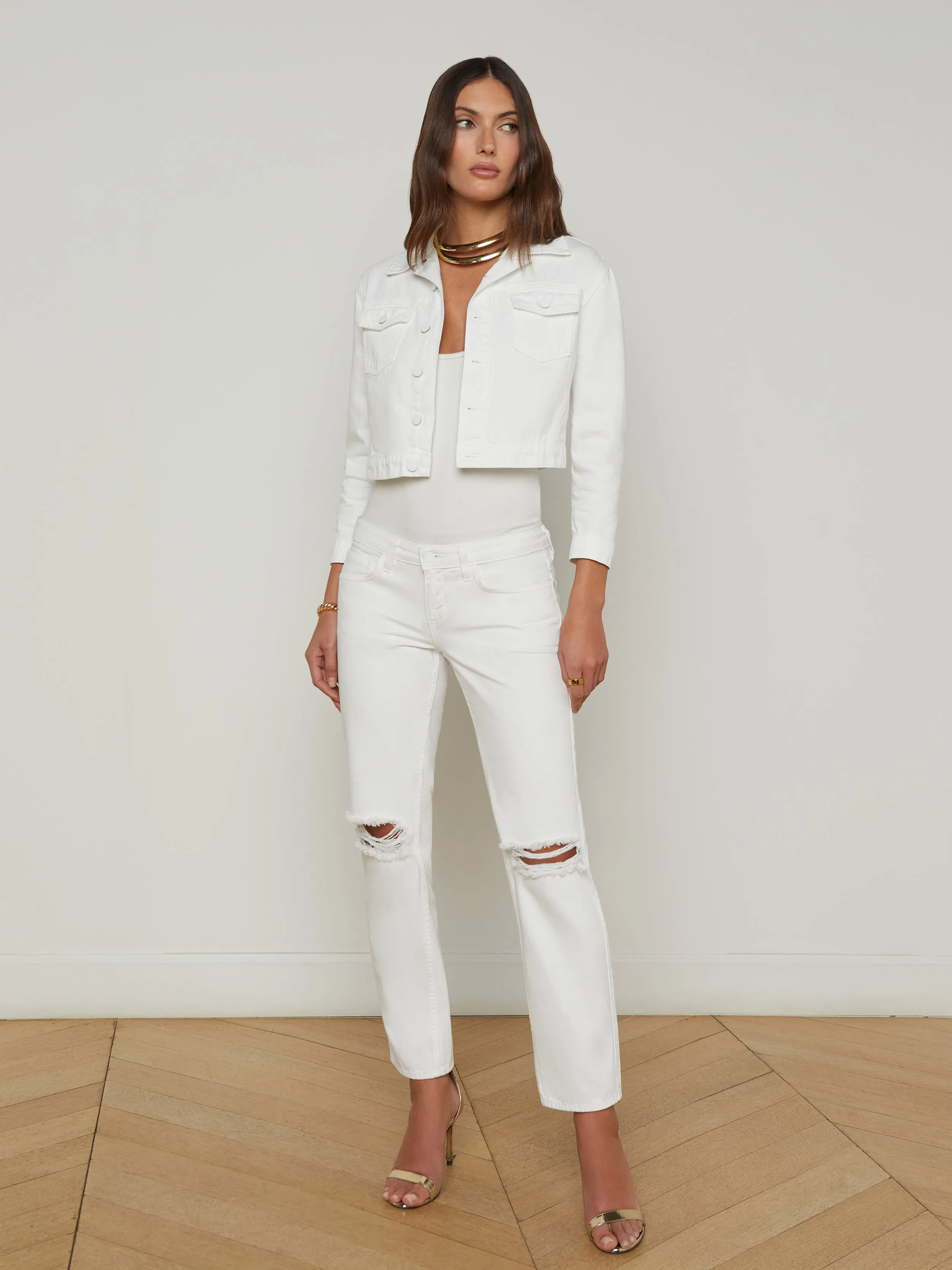 Koda Cropped Denim Jacket