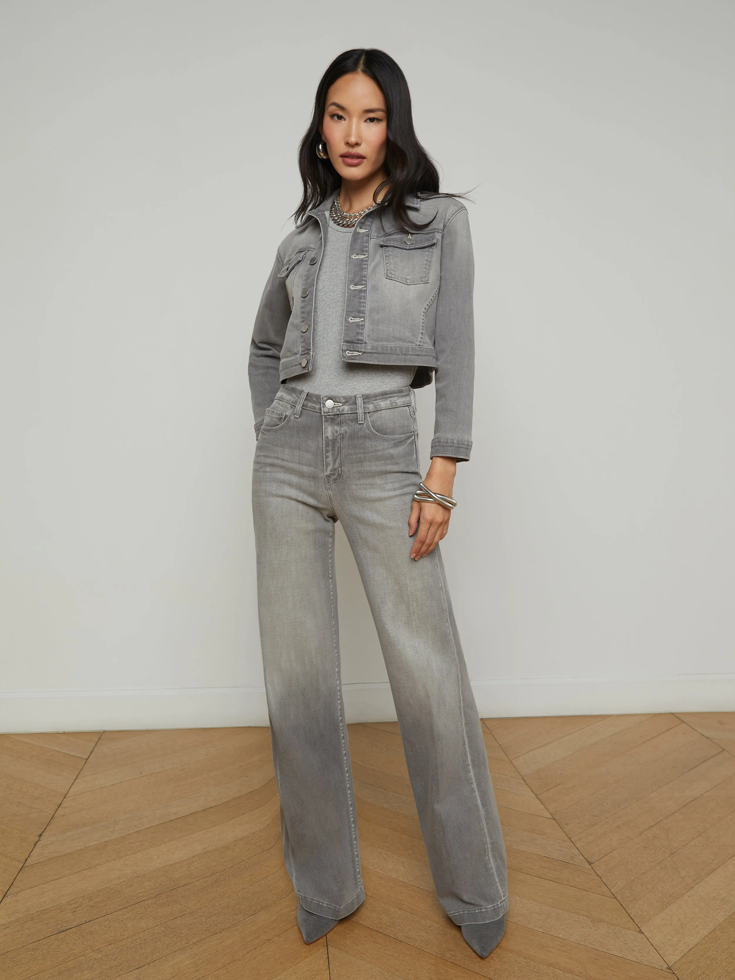 Koda Cropped Denim Jacket