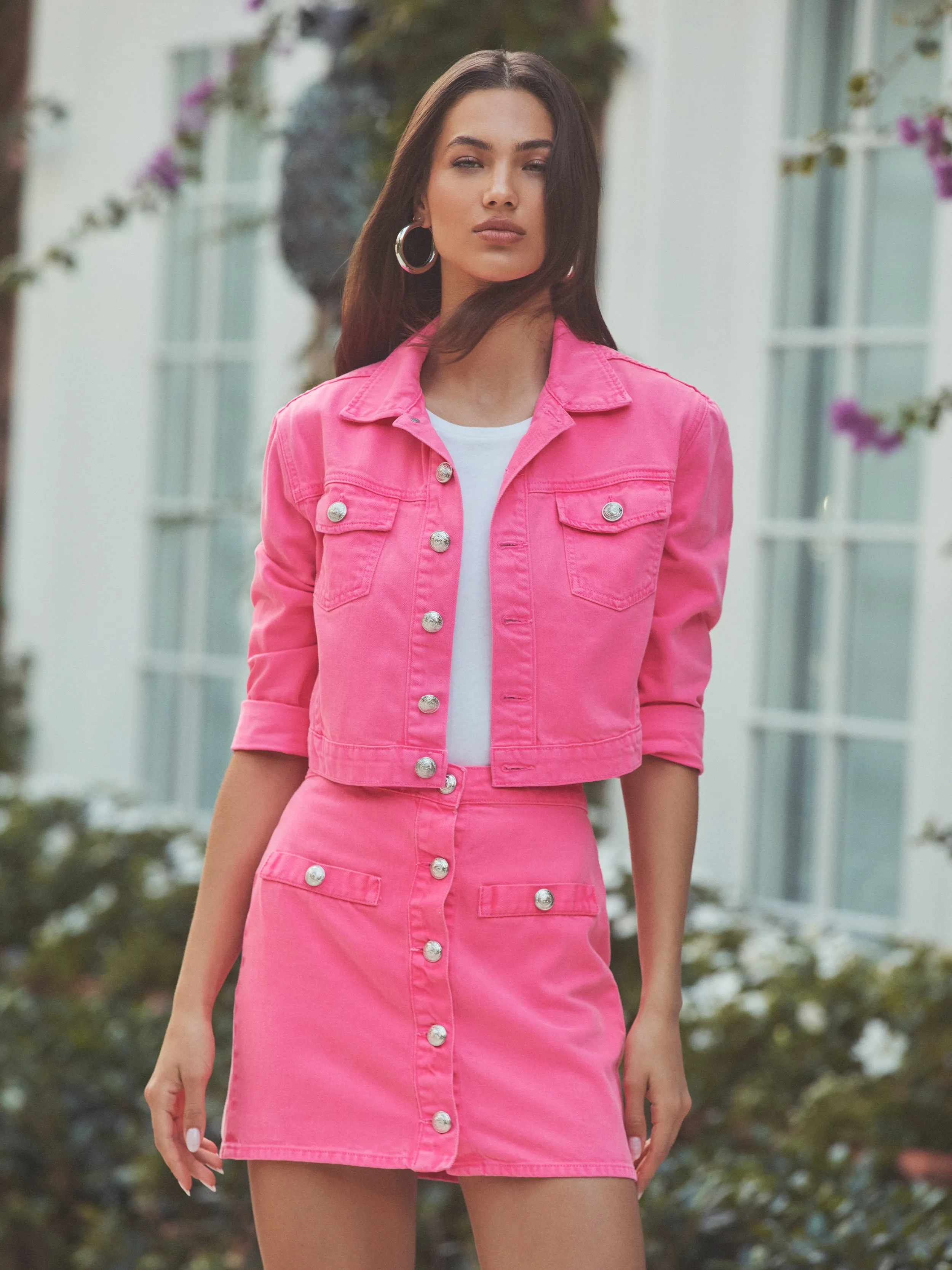 Koda Cropped Denim Jacket