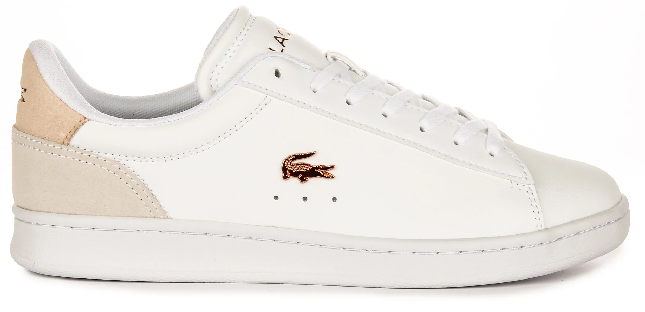 Lacoste Carnaby Set In White Pink For Women Shoes Lacoste