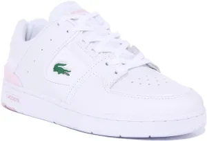 Lacoste Court Cage In White Pink For Women Shoes Lacoste