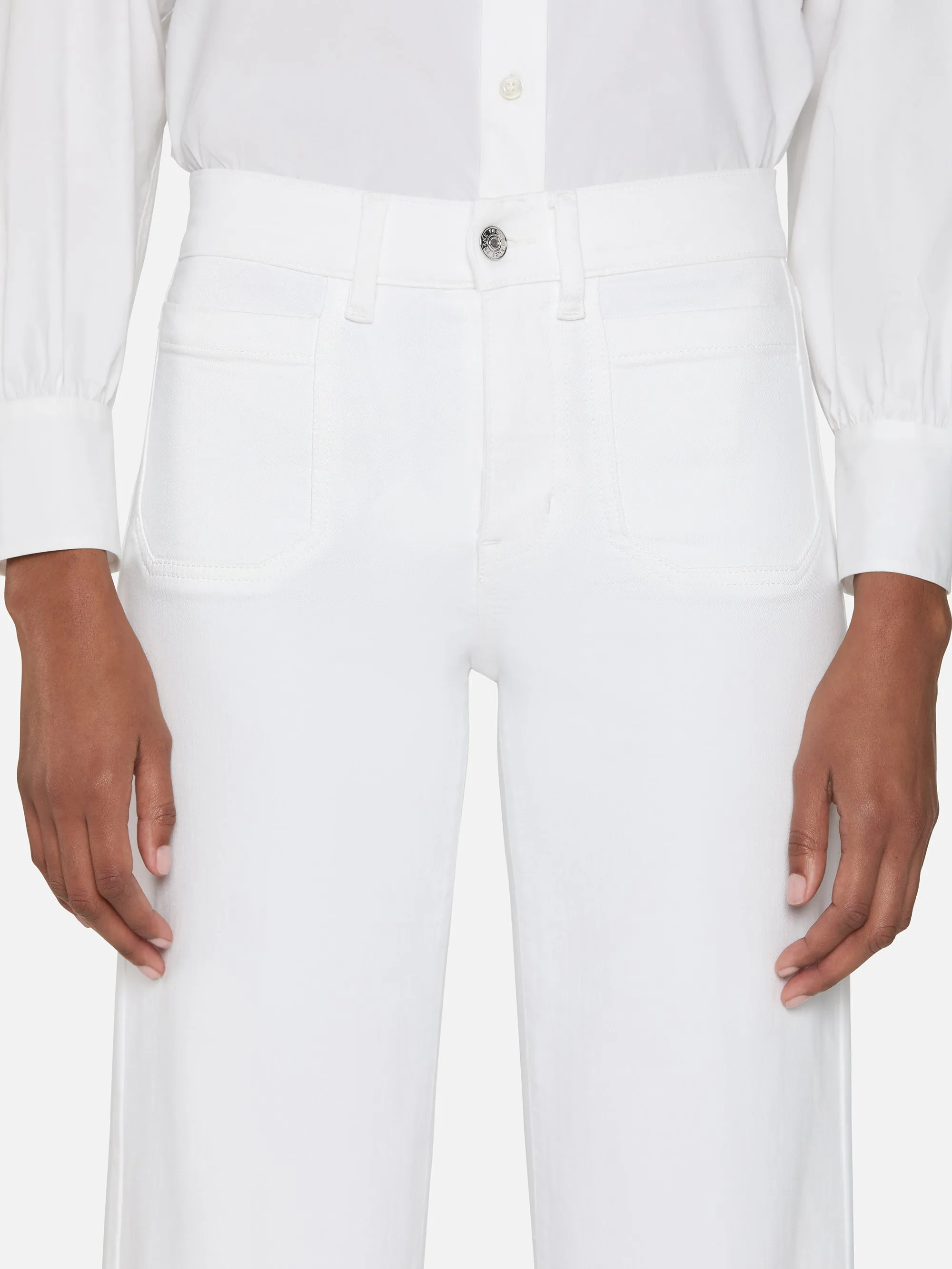 Le Slim Palazzo Modernist Pocket -- White