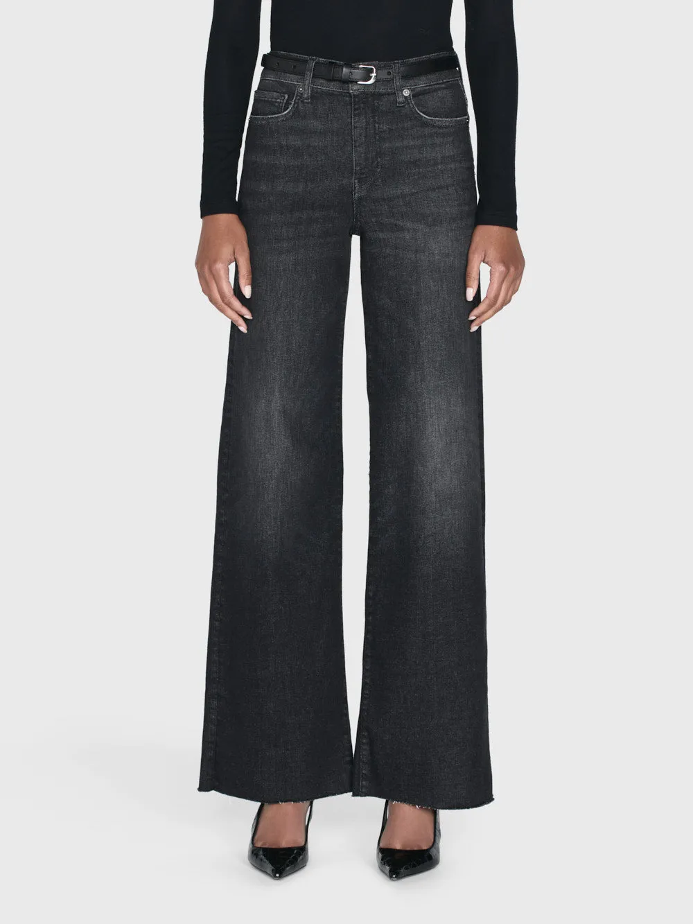 Le Slim Palazzo Raw Hem -- Claudius