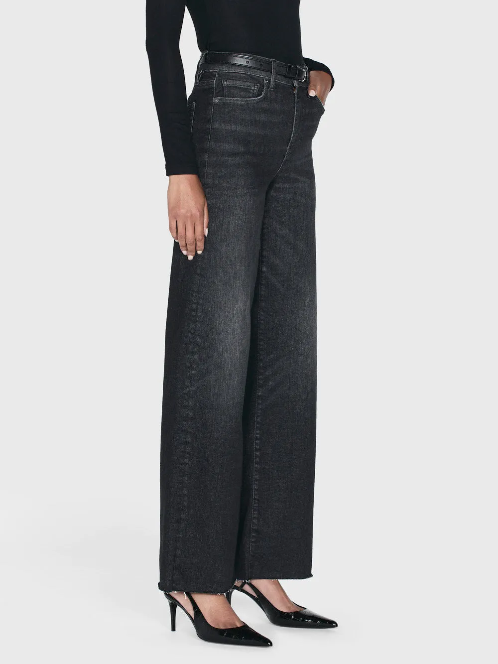 Le Slim Palazzo Raw Hem -- Claudius