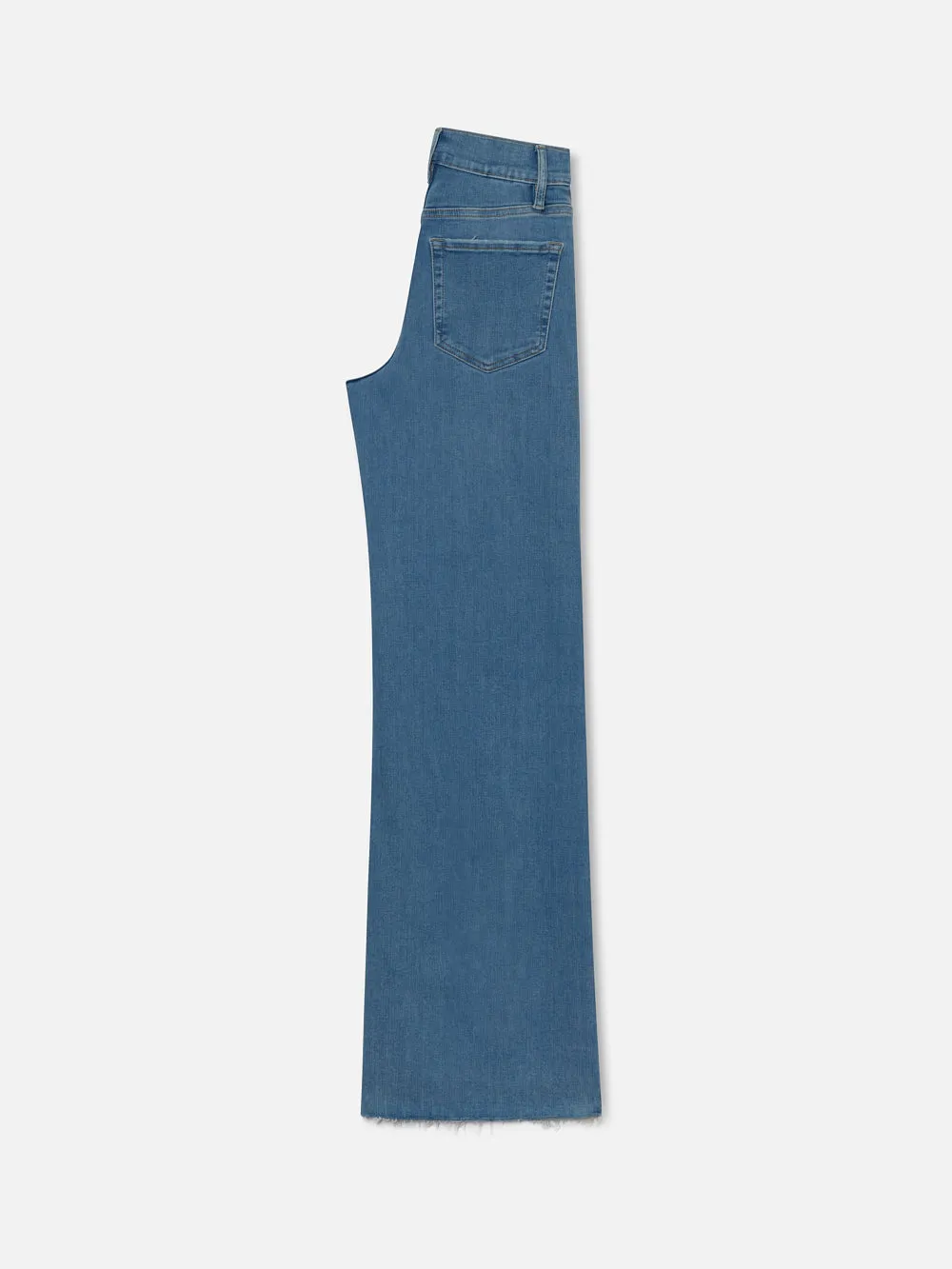 Le Slim Palazzo Raw Hem -- Clearwater