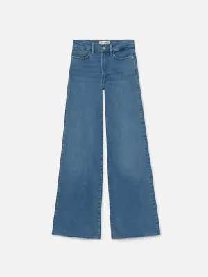 Le Slim Palazzo Raw Hem -- Clearwater
