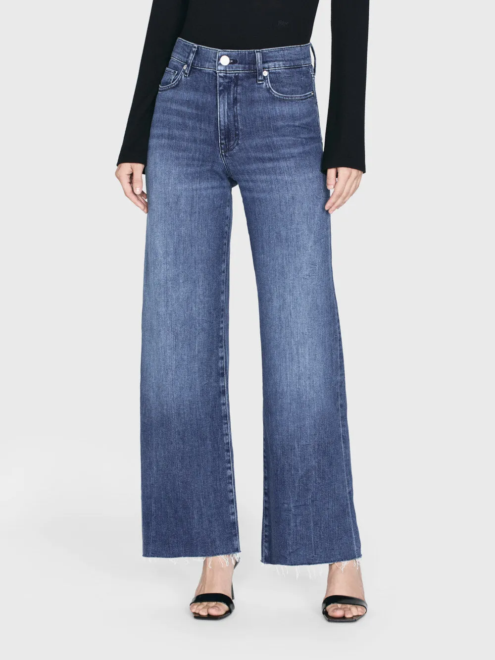 Le Slim Palazzo Raw Hem -- Crossings