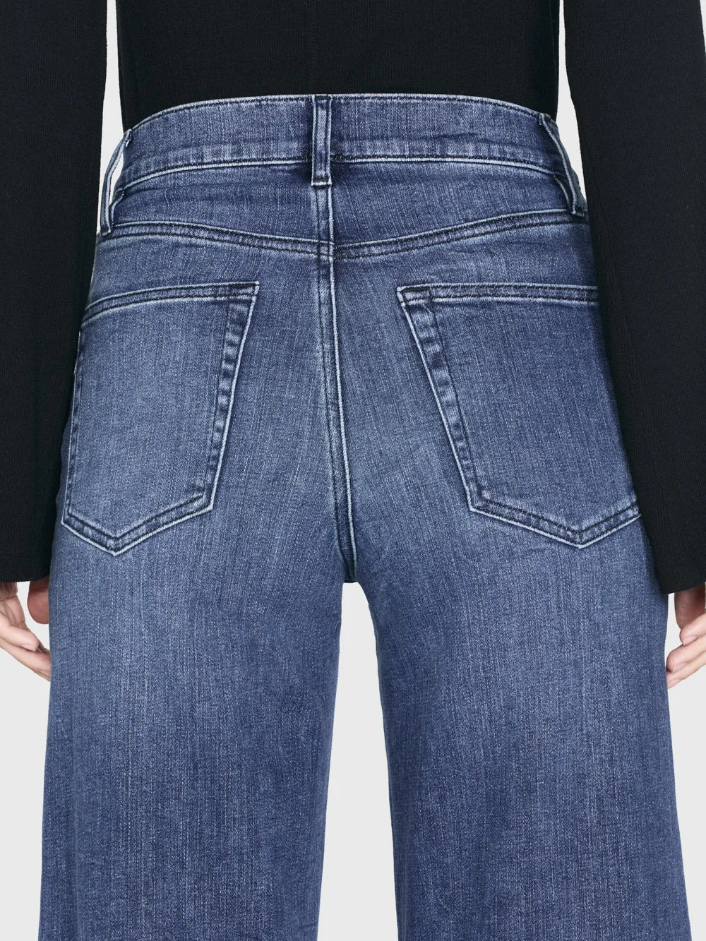 Le Slim Palazzo Raw Hem -- Crossings