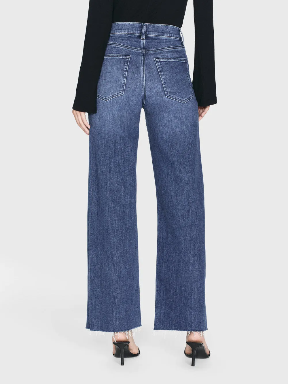 Le Slim Palazzo Raw Hem -- Crossings