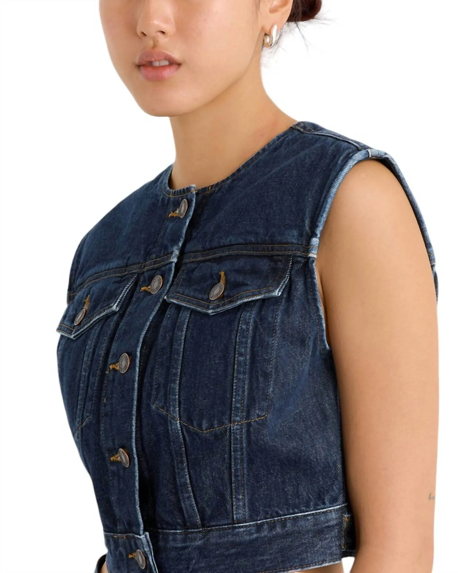 Leo Vest In Polished
