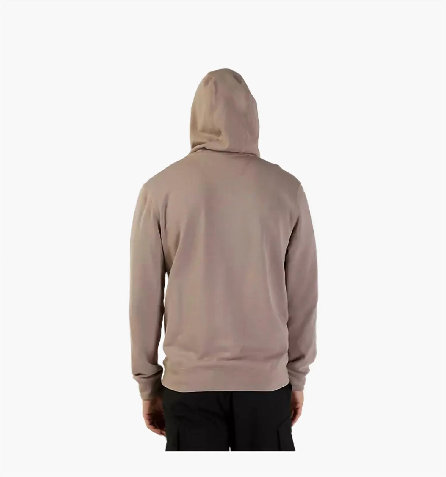 Level Up Pullover Fleece Hoodie In Taupe