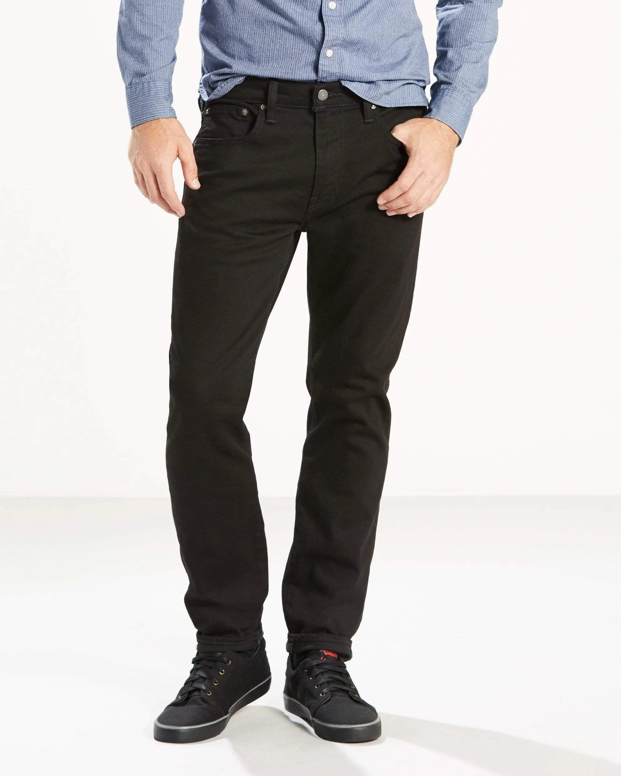 Levi's® 502 Regular Tapered Mens Jeans - Nightshine Black