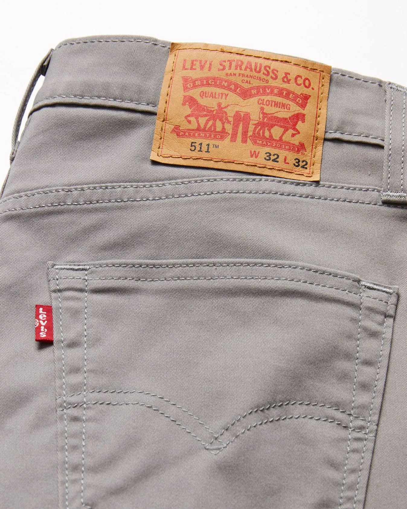 Levi's® 511 Slim Fit All Seasons Tech Mens Trousers - Steel Grey