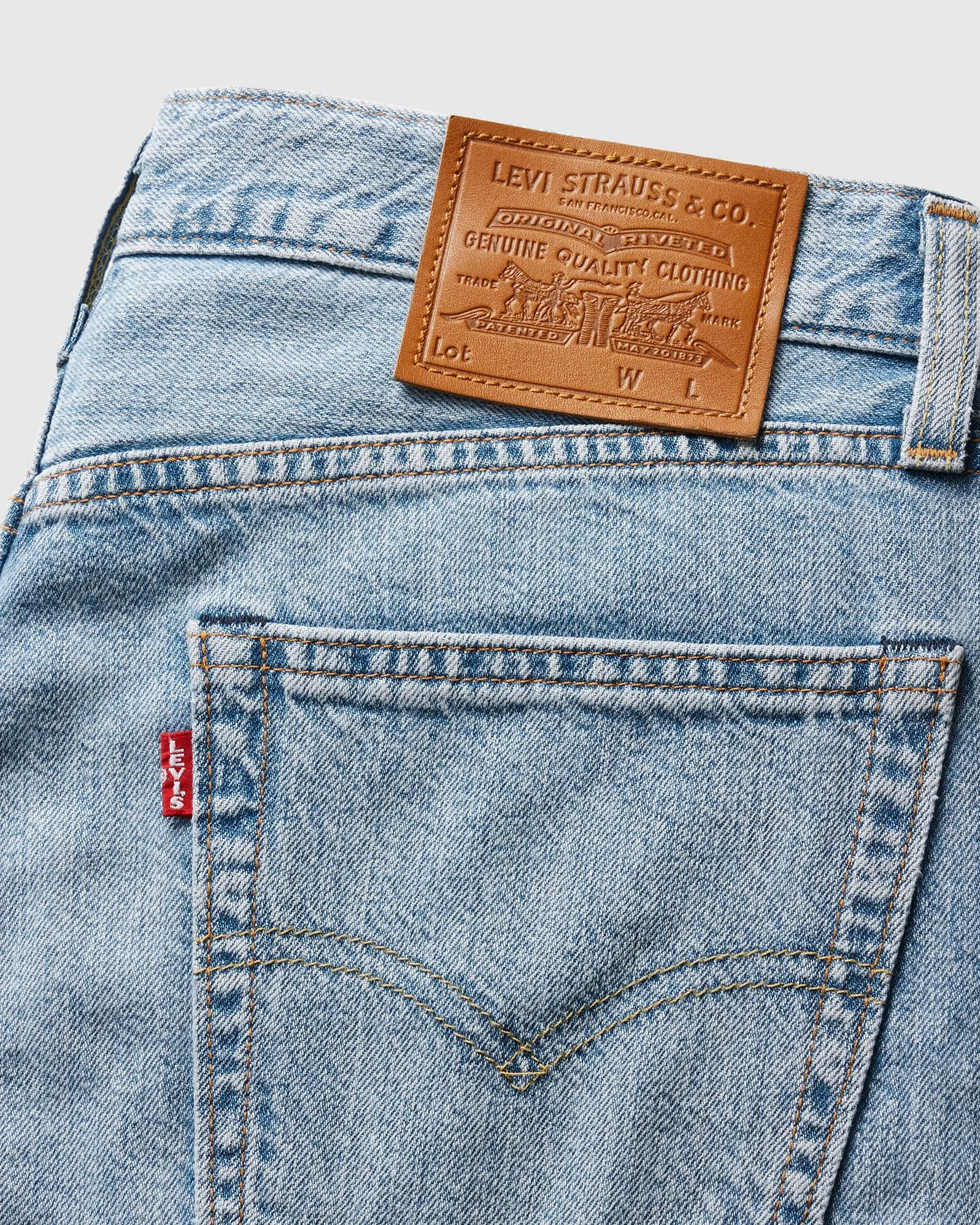 Levi's® 555 Lightweight Relaxed Straight Mens Linen  Denim Jeans - Call Me Again